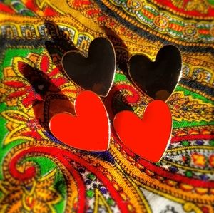 Stud Heart shape Earrings$10 or buy 2 for 15
